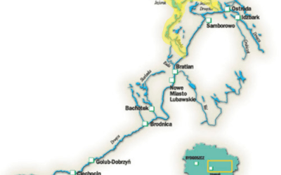 Pojezierze Iławskie Iławka – trasa kajakowa